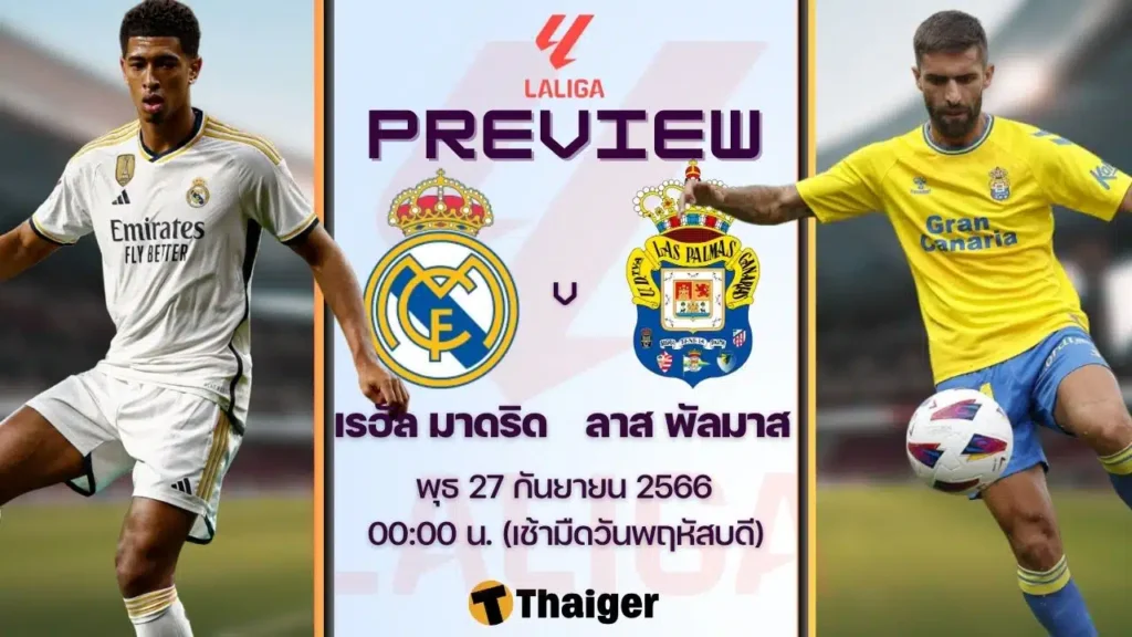 ลาส พัลมาส พบ เรอัลมาดริด รายชื่อผู้เล่น
